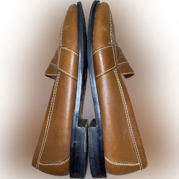Cole Haan Men’s Size 9 Brown Leather Douglas Slip On Penny Loafers